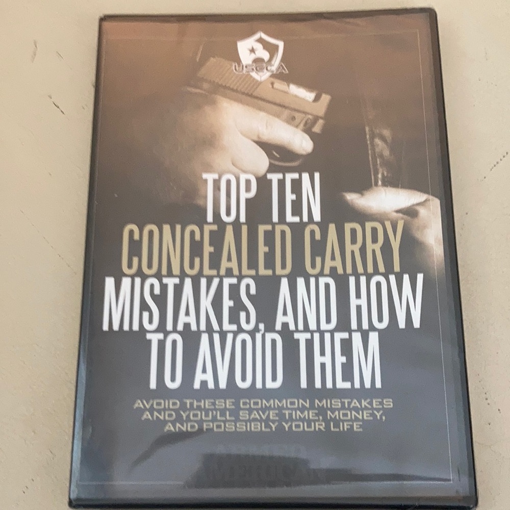 👀DVD Top Ten Concealed Carry Mistakes, and How To Avoid Them🔫